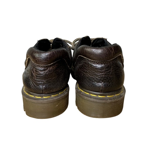 Dr. Martens 10940 Brown Leather Oxford Shoes Mens 9 Womens 10 Platform Lug Sole - Picture 4 of 9